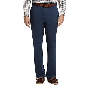 Hudson Fit Garment-Dyed Chinos - Navy